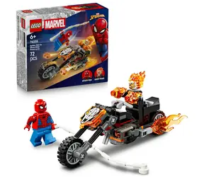 LEGO® MARVEL 76335 Spider-Man kontra Ghost Rider na motocyklu / Liczba elementów: 72 / od 6 lat