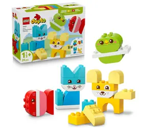 LEGO® DUPLO® 10477 Urocze kreatywne zwierzaki 3 w 1 / Liczba elementów: 24 / od 11 lat