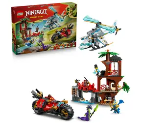 LEGO® NINJAGO® 71857 Pojedynek pojazdów ninja i domek na drzewie / Liczba elementów: 642 / od 7 lat