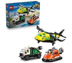 LEGO® City 60505 Remix: Samolot, ciężarówka serwisowa i poduszkowiec / Liczba elementów: 990 / od 7 lat