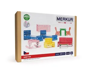Merkur - Akcesoria do domków dla lalek - meble / 219 elementów / od 5 lat
