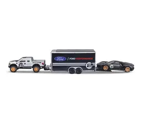 Maisto Design Team Haulers - Ford F-150 SVT Raptor z 2009 r. + Ford GT Heritage z 2017 r. / 1:64 / od 3 lat