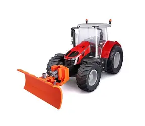 Ciągnik Maisto RC Massey Ferguson z lemieszem i czerwonymi światłami / Samochód zdalnie sterowany / zdalnie sterowany / 2,4 GHz / wiek: 8+