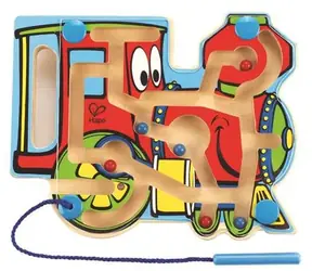Hape Machine - labirynt z magnetyczną różdżką i koralikami / od 2 lat