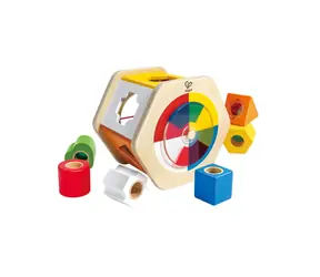 Drewniana układanka Hape z geometrycznymi kształtami / od 12 miesięcy