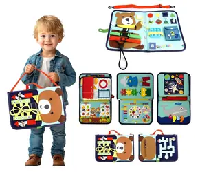 Książeczka sensoryczna 2Kids Toys Miś pluszowy / od 3 lat