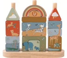 2Kids Toys Safari Dice Stacking - układanie kostek / od 1 roku życia