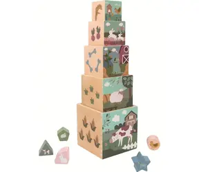 Składana wieża z klocków Farma 2Kids Toys / od 18 miesięcy