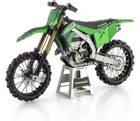 Puzzle 3D Metal Earth Seria Premium : Kawasaki KX450 / Liczba elementów: 150 / od 14 lat