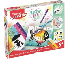 Zestaw do dmuchania Maped Blowpen String'Art / od 5 lat