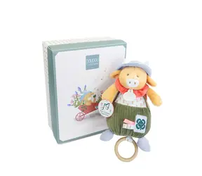Zestaw prezentowy Doudou Pluszowa krowa Aneth grająca melodię 20 cm / od 0 miesięcy