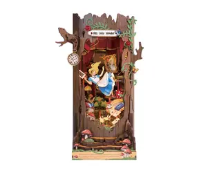 Robotime 3D Puzzle Bookend Podróż do Krainy Czarów