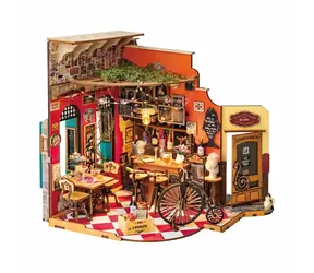 Domek w miniaturze Robotime Bar i bistro Na zdrowie / od 14 lat
