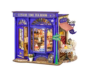 Domek w miniaturze Robotime Herbaciarnia na chwile relaksu / od 14 lat