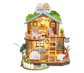 Domek miniaturowy Robotime Domek dla szczeniaka / od 14 lat
