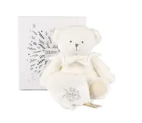 Zestaw prezentowy Doudou Miś z kocykiem 30 cm Beżowy / od 0 miesięcy