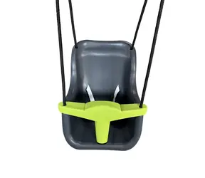 Huśtawka dla niemowląt 2Kids Toys plastikowa szara / od 9 miesięcy
