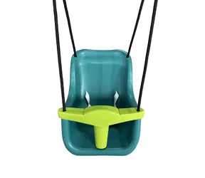 Huśtawka dla niemowląt 2Kids Toys plastikowa turkusowa / od 9 miesięcy