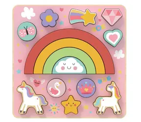 Puzzle równowagi 2w1 z jednorożcem 2Kids Toys / od 18 miesięcy
