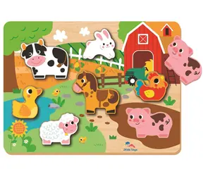 Puzzle Farm Insertion Puzzle firmy 2Kids Toys / od 1 roku życia