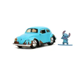 Jada Lilo i Stitch samochód VW Garbus z 1959 roku i figurka Stitch / DP6 / 1:32 / od 8 lat