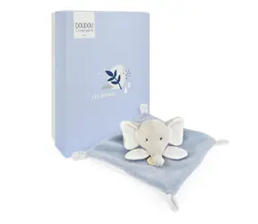 Doudou Pluszowa zabawka różowy słoń 19 cm / od 0 miesięcy