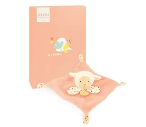 Doudou Pluszowa zabawka Owca różowa 19 cm / od 0 miesięcy