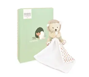 Doudou Pluszowy jeż z kocykiem 11 cm / od 0 miesięcy