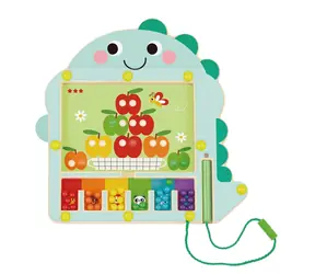 Magnetyczna gra do sortowania kolorów 2Kids Toys z dinozaurem / od 2 lat