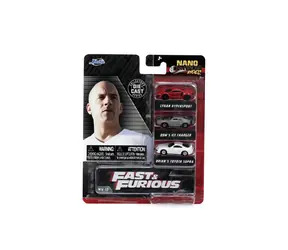 Zestaw 3 samochodów Jada Szybcy i wściekli Nano Cars 1.65" / Wave 4 / od 8 lat