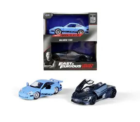 Jada Szybcy i wściekli Twin Pack Brian's Porsche 996 GT3 RS i Shaw's McLaren / 1:32 / Fala 1/2 / od 8 lat