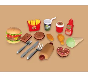 Zestaw obiadowy PLEJO Hamburger / od 3 lat