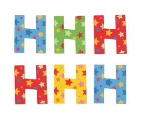 Bigjigs Toys Gwiazda litera H / od 3 lat