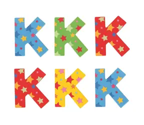 Bigjigs Toys Gwiazda litera K / od 3 lat
