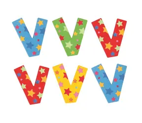 Bigjigs Toys Gwiazda litera V / od 3 lat