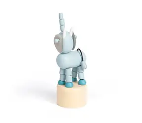 Bigjigs Toys Drewniane Zabawki do Ściskania Safari Słoń / od 3 lat 