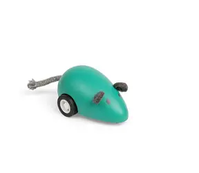 Bigjigs Toys Drewniana nakręcana mysz 1 szt. zielona / od 3 lat 