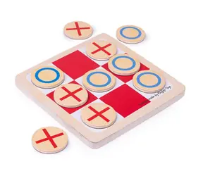 Bigjigs Toys Drewniane kółko i krzyżyk / od 3 lat
