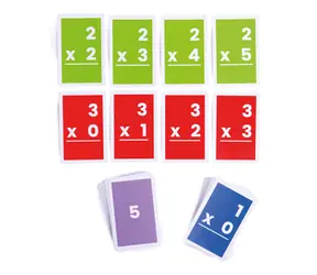Bigjigs Toys Karty mnożenia 1-6 / od 3 lat