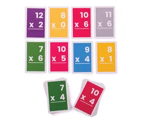 Bigjigs Toys Karty mnożenia 7-12 / od 3 lat