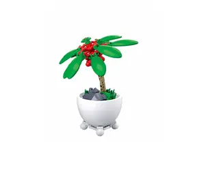 Sluban Flowers M38-B1075E Tropikalna roślina w doniczce / kompatybilne z Lego / od 10 lat