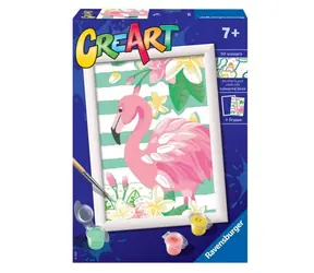 Ravensburger 289295 CreArt Pink Flamingo / wiek od: 7 lat / wersja: SV/DA/NO/FI/CS/SK