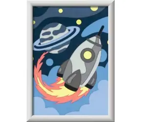 Ravensburger 235605 CreArt Space Rocket / wiek od: 7 lat / wersja: FI/DA/SV/IS/NO/CS/SK/EN