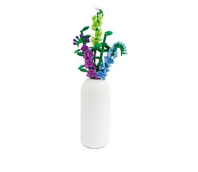 Sluban Flowers M38-B1101-18 Ostrožka w wazonie / Lego - compatible / Number of pieces: 222 / from 10 years