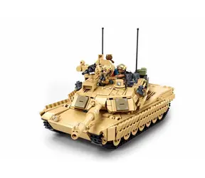 Klocki Sluban Model M38-B1365 Czołg bojowy M1A2 Abrams TUSK II 2w1/ figurki|części: 2|988/od 6 lat