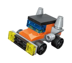 QMAN Trans Collector 3w1 2106-10 Ciężarówka / Zestaw konstrukcyjny / 30 elementów / od 6 lat 
