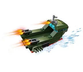 QMAN QM-09 Amphibious Panzer 1803-3 Poduszkowiec Grampus / Zestaw konstrukcyjny / Liczba elementów: 46 / od 6 lat