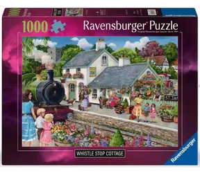 Ravensburger 120017264 Domek przy torach kolejowych 1000 elementów / wiek od: 14 lat / wersja: międzynarodowa