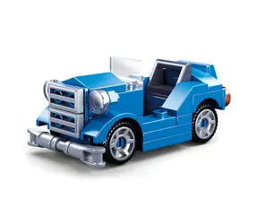 Sluban Builder M38-B0920B Niebieski Kabriolet / liczba elementów: 44 / od 4 lat