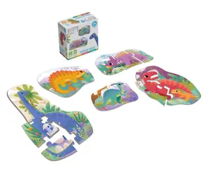 KukiKuk 80006 Ogromne puzzle Dinozaury / od 2 lat
